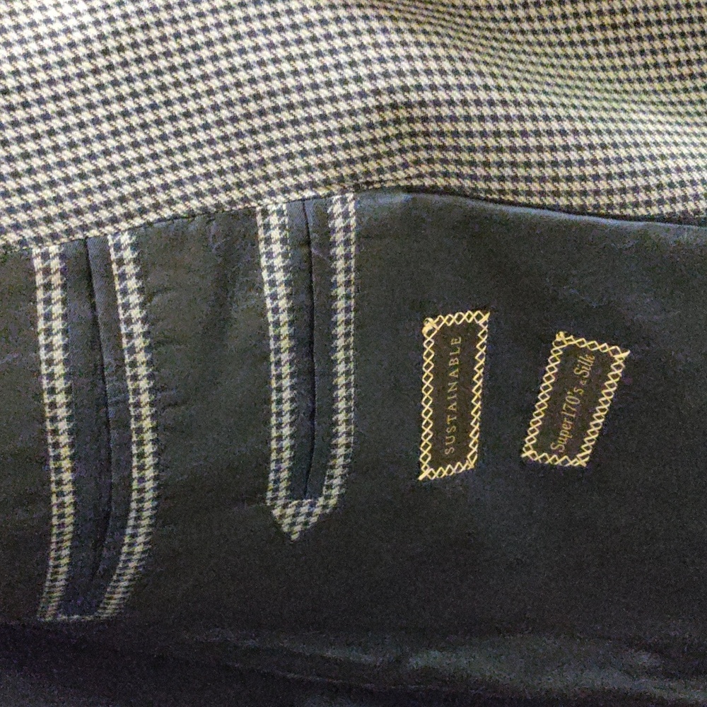 Brioni Brunico Checked Silk Jacket - Picture 4 of 7